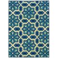 Sphinx By Oriental Weavers Area Rugs, Caspian 969W6 3X5 Rectangle - Ivory/ Blue-Polypropylene C969W6073135ST